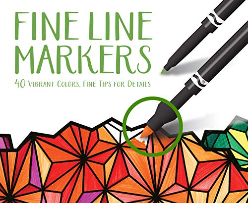 Fine Tip Markers for Adult Coloring Books Felt Tip Markers Art Markers –  ToysCentral - Europe