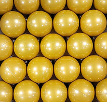 Load image into Gallery viewer, Pack of 100 Gold ( New-Gold / Brass ) Color Jumbo 3&quot; HD Commercial Grade Ball Pit Balls - Crush-Proof Phthalate Free BPA Free Non-Toxic, Non-Recycled Plastic ( Pack of 100, Gold-Brass )
