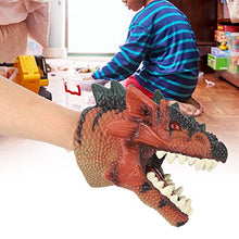 Load image into Gallery viewer, Simulated Dinosaur Hand Puppet, High Simulation Cartoon Dinosaur Hand Doll Toy Telling Story Interactive Toy(A)
