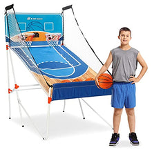Load image into Gallery viewer, EjetGame Basketball Arcade Game, Kids Basketball Gifts for Kids Boys Girls Children Youth &amp; Teens | 16-in-1 Games Dual Shot,Blue,EIR047332022
