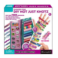 Friendship Bracelets Making Kit - DIY KNOTZ Braclet Maker- Birthday Gifts Toys for Girls 6 7 8 9 10 11 12 Middle Student,Travel Activity Fun Craft Kits