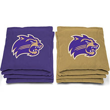 Load image into Gallery viewer, AJJ Cornhole NCAA Western Carolina Catamounts Bags, 6&quot; x 6&quot;, Gold
