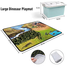 Load image into Gallery viewer, DigHealth 33 Pcs Dinosaur Toy Playset with Activity Play Mat, Realistic Dinosaur Figures, Trees, Rockery to Create a Dino World Including T-Rex, Triceratops, Pterosauria for Kids, Boys &amp; Girls
