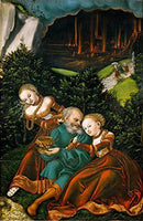 Wooden Jigsaw Puzzles for Adult 1000 Pieces Lucas Cranach The Elder Lot and His Daughterslarge Size Oil Painting Artwork Toy for Gift Wall Dcor
