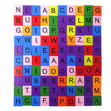 Load image into Gallery viewer, Honbay 100PCS Colorful A-Z Capital Letter Tiles Wooden Scrabble Tiles for Craft Projects, Shadow Box, Scrabble Game, Christmas Decoration, etc

