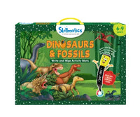 Skillmatics Educational Game : Dinosaurs and Fossils | Gifts & Learning Tools for Kids Ages 6-9 | Reusable Activity Mats with 2 Dry Erase Markers