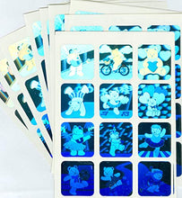 Load image into Gallery viewer, Wholesale Holographic Stickers. 2,400 Very Cute Teddy Bears. Made in USA
