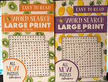 Load image into Gallery viewer, Word Search Large Print Easy to Read Puzzles
