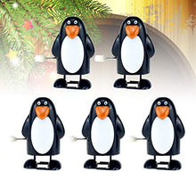 Load image into Gallery viewer, TOYANDONA 5pcs Christmas Clockwork Toy Walking Wind-up Toy Party Penguin Figure Toys Supplies for Child Kids Children Classroom Prize Supplies
