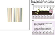 Load image into Gallery viewer, Dollhouse Miniature 3 Pack Wallpaper: Hunter Stripe
