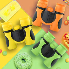 Load image into Gallery viewer, LIOOBO 1 Pc Children Binocular Toy with Optical Lens Science Experiment Toy Binocular Telescope for Kids Children (Yellow)
