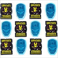 F.A.B. Starpoint Iron Man '2' Eraser Value Pack / Favors (12ct)