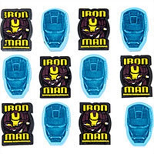 F.A.B. Starpoint Iron Man '2' Eraser Value Pack / Favors (12ct)