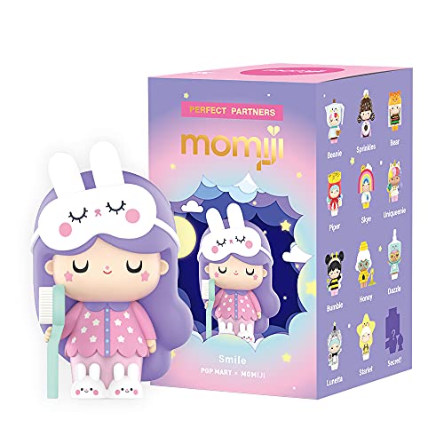 POP MART Momiji Blind Box Toy Box Bulk Popular Collectible Random Art Toy Hot Toys Cute Figure Creative Gift, for Christmas Birthday Party Holiday (3 PC, Perfect Partners)