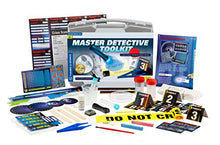 Load image into Gallery viewer, Thames &amp; Kosmos Master Detective Toolkit | Forensic Science Experiment Kit | Fingerprints, Footprints, Tire Tracks | 32-Page, Full-Color Experiment Story Book | Parents&#39; Choice Gold Award Winner
