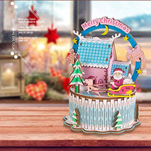 Load image into Gallery viewer, Flever Dollhouse Miniature DIY House Kit Creative Room with Furniture for Romantic Artwork Gift (Christmas Eve Tour)
