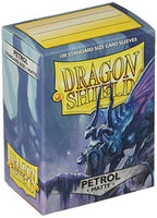 Arcane Tinman Dragon Shield Deck Protective Sleeves for Gaming Cards, Standard Size (100 Sleeves), Matte Petrol