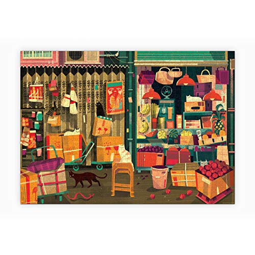 Genuine Fred Shop Cats by Chaaya Prabhat, 1000 Piece Puzzle, Multicolored (5280366)