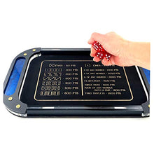 Load image into Gallery viewer, C4Labs Omega and Mini Mega Dice Tray for Farkle - Omega 18&quot; Symphony Blue
