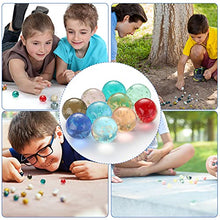 Load image into Gallery viewer, 80 Pieces Glow in The Dark Marbles Multi-Color Luminous Marbles Handmade Colorful Glass Marbles for Boys Girls Marble Games Sports Toys DIY Home Decoration (0.55 Inch in Diameter)

