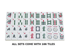 Load image into Gallery viewer, White Swan Mah Jongg Set - Wheeled Aluminum Case - (White Tiles, Modern Pusher Arms, Blue) American Mahjong
