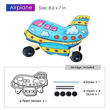 Load image into Gallery viewer, 3D Coloring Paper Balloon Toy Inflatable Vehicle DIY Kid s It Item Fun and Educational Doll
