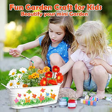 Load image into Gallery viewer, Paint &amp; Plant Flower Kids Gardening Kit - Kids Plant Growing Kit for Girls Boys Ages 4 5 6 7 8 9 10 - STEM Arts &amp; Crafts Kid Garden Set - Grow Your Own Zinnia, Marigold &amp; Daisy Flowers Set
