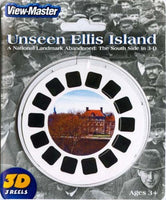 3D Viewer Reels Unseen Ellis Island New York - ViewMaster 3 Reel Set