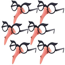 Load image into Gallery viewer, Broprege 6 Pack Witch Nose Halloween Witch Costume Nose Costume Accessories for Halloween Cospalay Party Decoration
