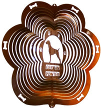 Load image into Gallery viewer, Stainless Steel German Pointer Dog - 12 Inch Wind Spinner, Copper
