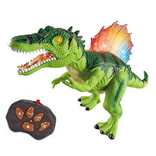 Load image into Gallery viewer, R/C Spinosaurus Dinosaur , Big Action Figure World Toy, Walking Robot. (Green)
