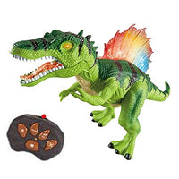 R/C Spinosaurus Dinosaur , Big Action Figure World Toy, Walking Robot. (Green)