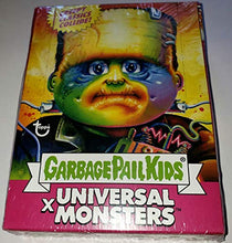Load image into Gallery viewer, Garbage Pail Kids GPK Universal Monsters Stickers &amp; Cards Sealed Box 2019 SDCC Super7 Exclusive Rare 24 Pack Comic Con Topps
