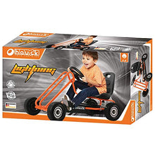 Load image into Gallery viewer, Hauck Lightning - Pedal Go Kart | Pedal Car | Ride On Toys for Boys &amp; Girls with Ergonomic Adjustable Seat &amp; Sharp Handling - Orange
