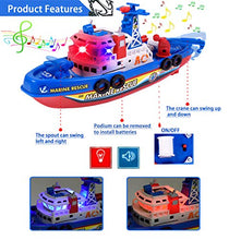 Load image into Gallery viewer, OSIAOIUDOA Baby Bath Toys , Light Up Pool Bathtub Toy Boat with Water Sprinkler Bath Toys for Kids Ages 4-8(Includes 2 Boat)
