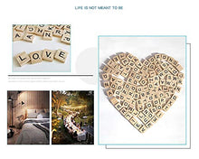 Load image into Gallery viewer, 200PCS Spelling Letters, DIY Making Spelling Crossword Game, Wood Letters Tiles
