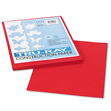 Load image into Gallery viewer, Tru-Ray Construction Paper, Sulphite, 9 x 12, Holiday Red, 50 Sheets
