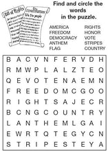 Load image into Gallery viewer, ZOCO 50 Pack: I Love America Kid&#39;s Activity Pads | Bulk Mini Activity Pads - Coloring, Games, Mazes, Word Search, Puzzles | Kid&#39;s Party Favors | Giveaways for Children
