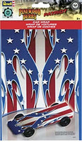 Pinewood Derby Revell Patriot Car Wrap Decal RMXY9423
