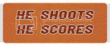 Load image into Gallery viewer, Makoroni HE Shoots HE Scores Basketball, CAR Magnet-Magnetic Bumper Sticker, DesD29
