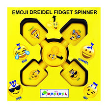 Load image into Gallery viewer, Hanukkah Dreidel Fidget Spinner Glossy Yellow Emoji, Chanukkah Toys
