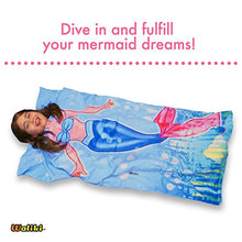 Load image into Gallery viewer, WALIKI Toys Mermaid Sleeping Bag for Girls. Mermaid Slumber Bag Nap Mat

