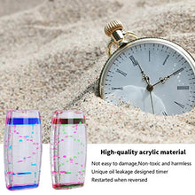 Load image into Gallery viewer, Liquid Motion Bubbler, Modern Hourglass Liquid Timer Portable Acrylic Oil Dripping Toy, Gift for Office Desktop Decorations Home Decoration
