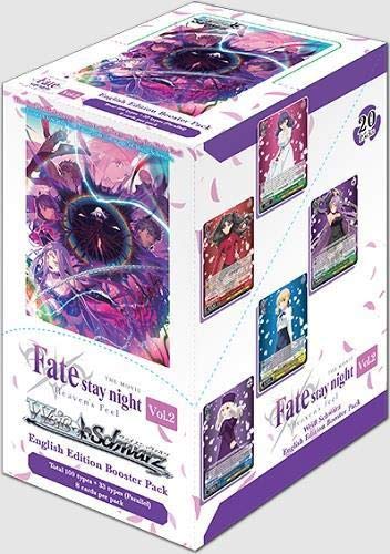 Weiss Schwarz Fate/Stay Night Volume 2 Heaven's Feel Booster Box - 20 Packs