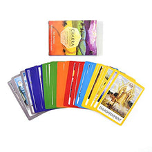 Load image into Gallery viewer, KELUNIS 49Pcs/Set Tarot Cards, Chakra Wisdom Oracle Cards with Colorful Box for Beginner Board Game
