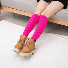 Load image into Gallery viewer, GUAngqi Autumn and Winter Ladies Leggings Knee Socks Leg Warmer Boot Socks Cover,Rose Red
