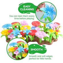 Load image into Gallery viewer, BFUNTOYS 81Pcs Flower Garden Building Toys for Girls 3 4 Year Old, Indoor Stacking Game Pretend Playset for Toddler, Educational Preschool Activities STEM Toy Gardening Gifts for Kids and Children
