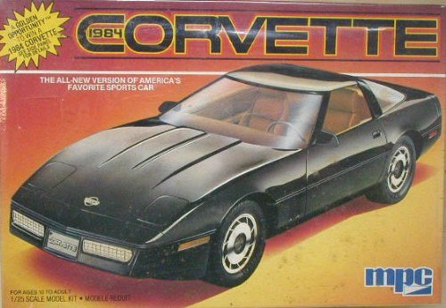 MPC 1-3721 1984 Corvette Coupe 1/25 Scale Plastic Model Kit