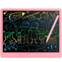 FVEREY LCD Writing Tablet 15 inch Colorful Doodle Boards Drawing Tablet for Kids, Etch a Sketch Boogie Board Drawing Pad,Children's Day Christmas Birthday Toys Gift for 3 4 5 6 7 8 Year Old Girls Boys