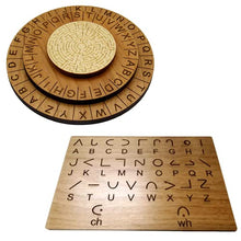 Load image into Gallery viewer, Creative Escape Rooms Secret Message Spy Kit - Decoder Disk and Language Key

